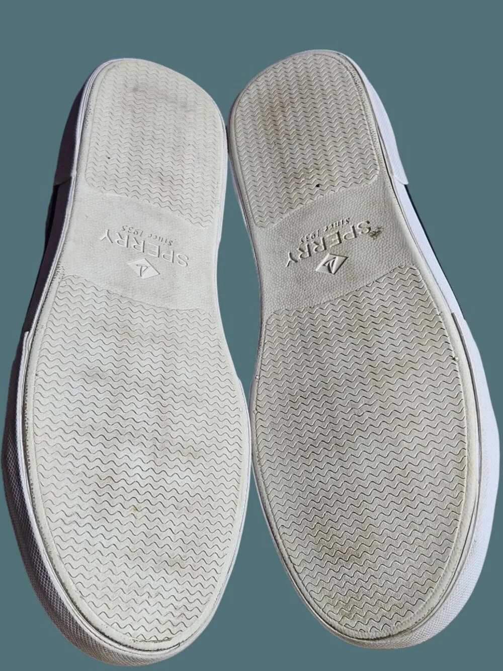SPERRY Top Sider Striper II Retro CVO Light Gray Canvas Low Top Sneakers Men 13